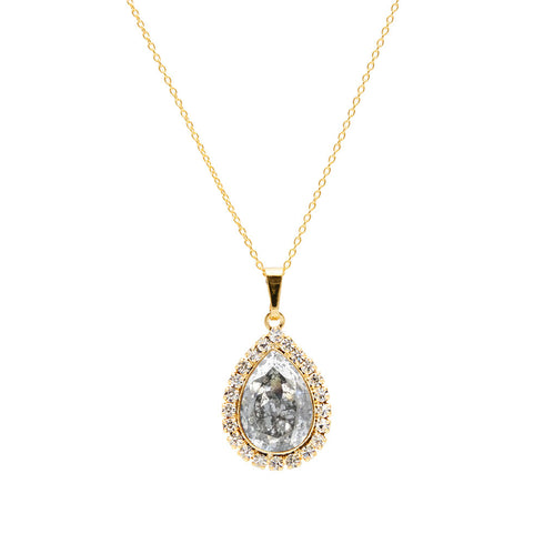 Комплект "Debesu Piliens (Silver Patina)" с кристаллами Swarovski™